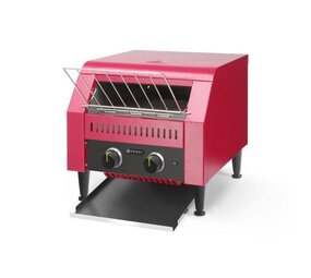 Hendi Doorloop broodrooster dubbel, , rood, 230v 2240w, 418x368x(h)387mm Hendi Doorloop broodrooster dubbel, , rood, 230v 2240w, 418x368x(h)387mm