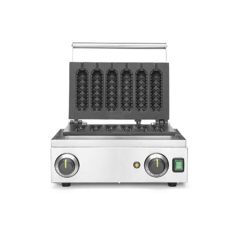 Hendi Wafelijzer corn dog, , 230v 1550w, 390x335x(h)230mm | 212189 Hendi Wafelijzer corn dog, , 230v 1550w, 390x335x(h)230mm | 212189