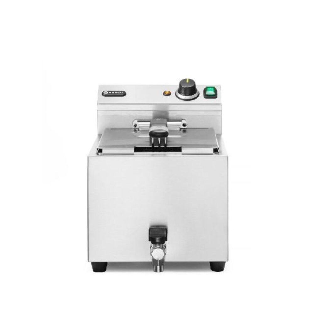 Hendi Friteuse profi line met aftapkraan - 10l, 400v, , profi line, 10l, 400v 6600w, 302x687x(h)375mm | 209424 Hendi Friteuse profi line met aftapkraan - 10l, 400v, , profi line, 10l, 400v 6600w, 302x687x(h)375mm | 209424