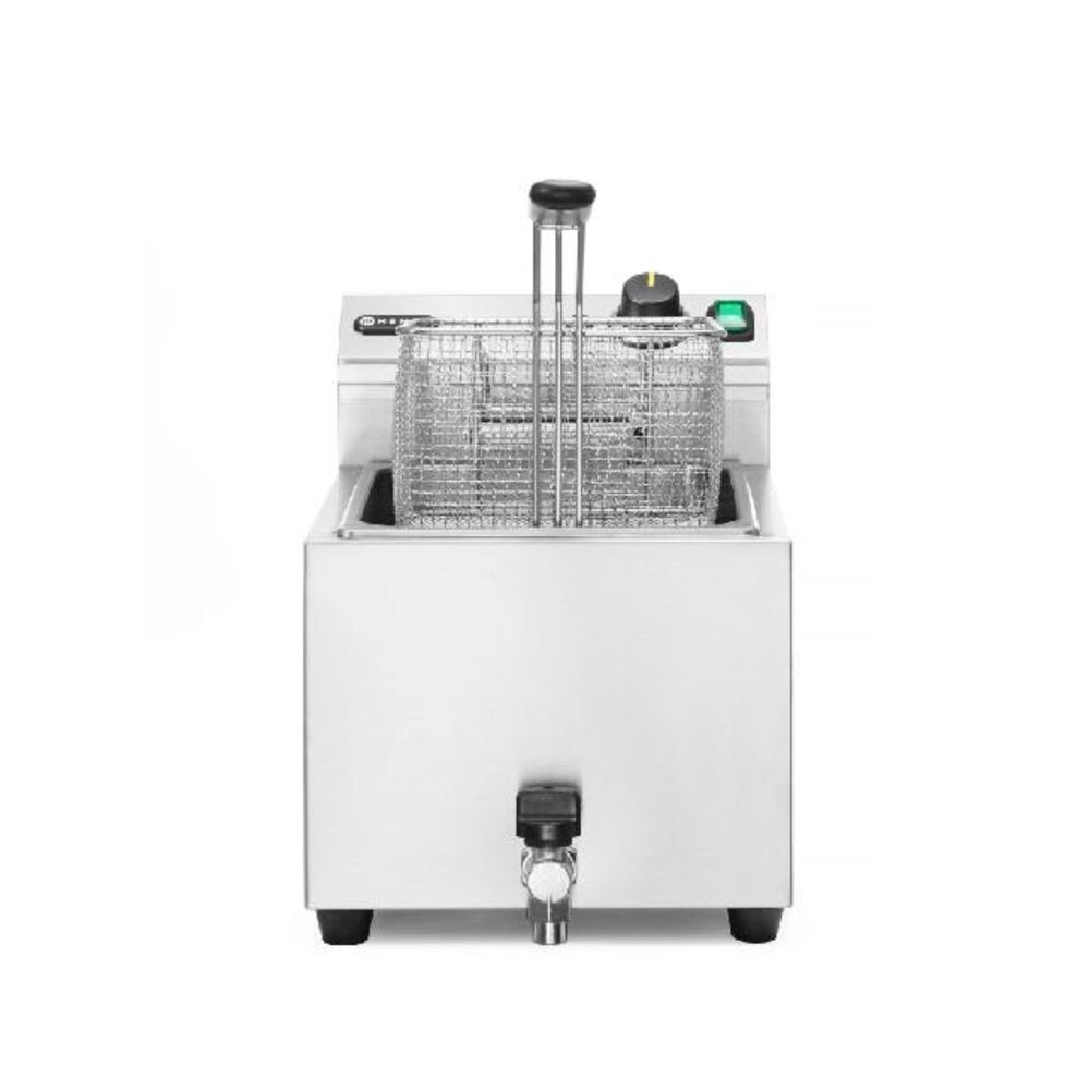 Hendi Friteuse profi line met aftapkraan - 10l, 400v, , profi line, 10l, 400v 6600w, 302x687x(h)375mm | 209424 Hendi Friteuse profi line met aftapkraan - 10l, 400v, , profi line, 10l, 400v 6600w, 302x687x(h)375mm | 209424