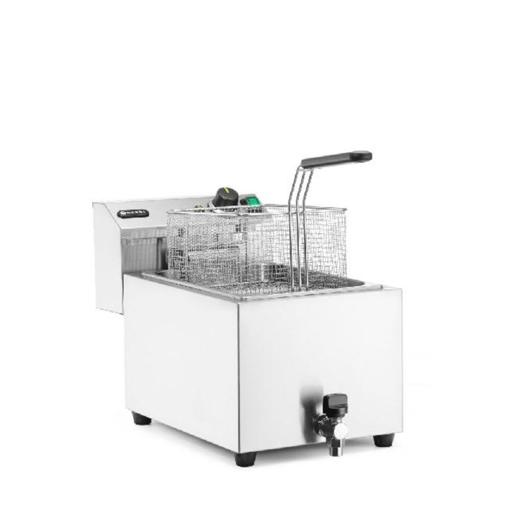 Hendi Friteuse profi line met aftapkraan - 10l, 400v, , profi line, 10l, 400v 6600w, 302x687x(h)375mm | 209424 Hendi Friteuse profi line met aftapkraan - 10l, 400v, , profi line, 10l, 400v 6600w, 302x687x(h)375mm | 209424