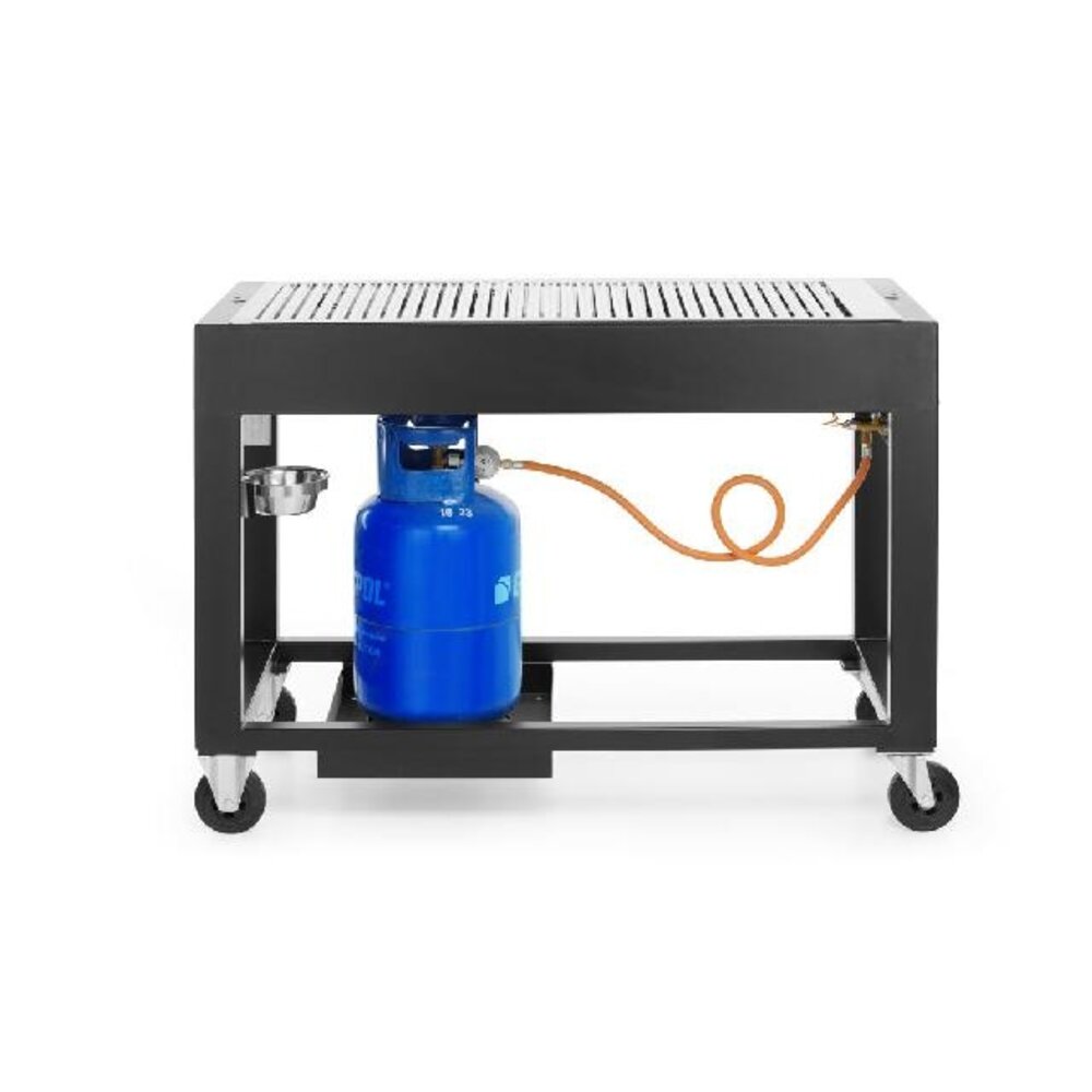 Hendi Inferno gasbarbecue, , zwart, 10kw, 1260x580x(h)900mm | 700044