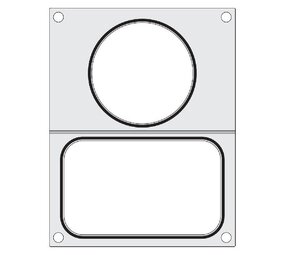 Hendi Traysealer matrix, , 2 containers (1x 178x113 mm, 1x ø115 mm) Hendi Traysealer matrix, , 2 containers (1x 178x113 mm, 1x ø115 mm)