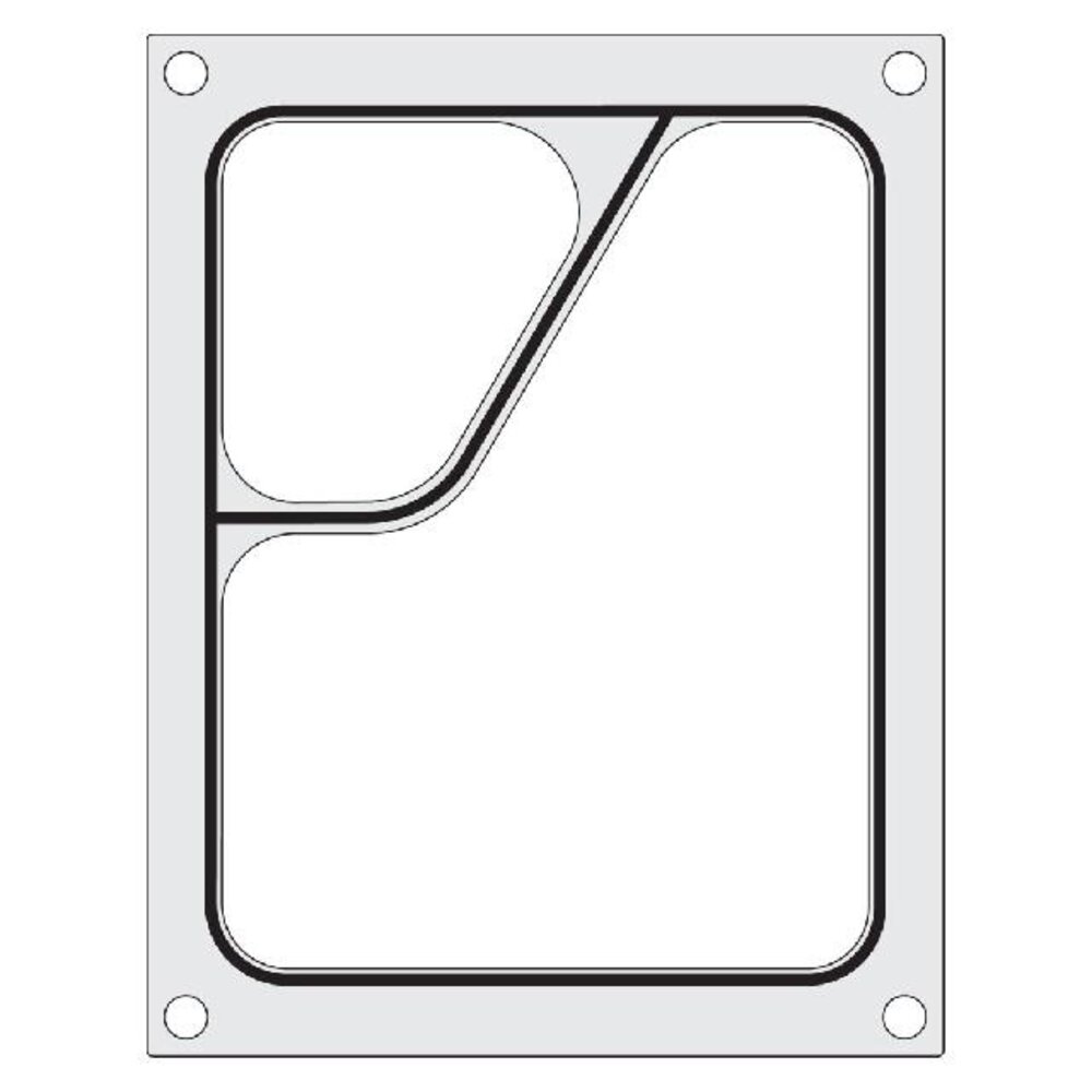 Hendi Traysealer matrix, , tweedelige colt container colt 227x178 mm | 805640