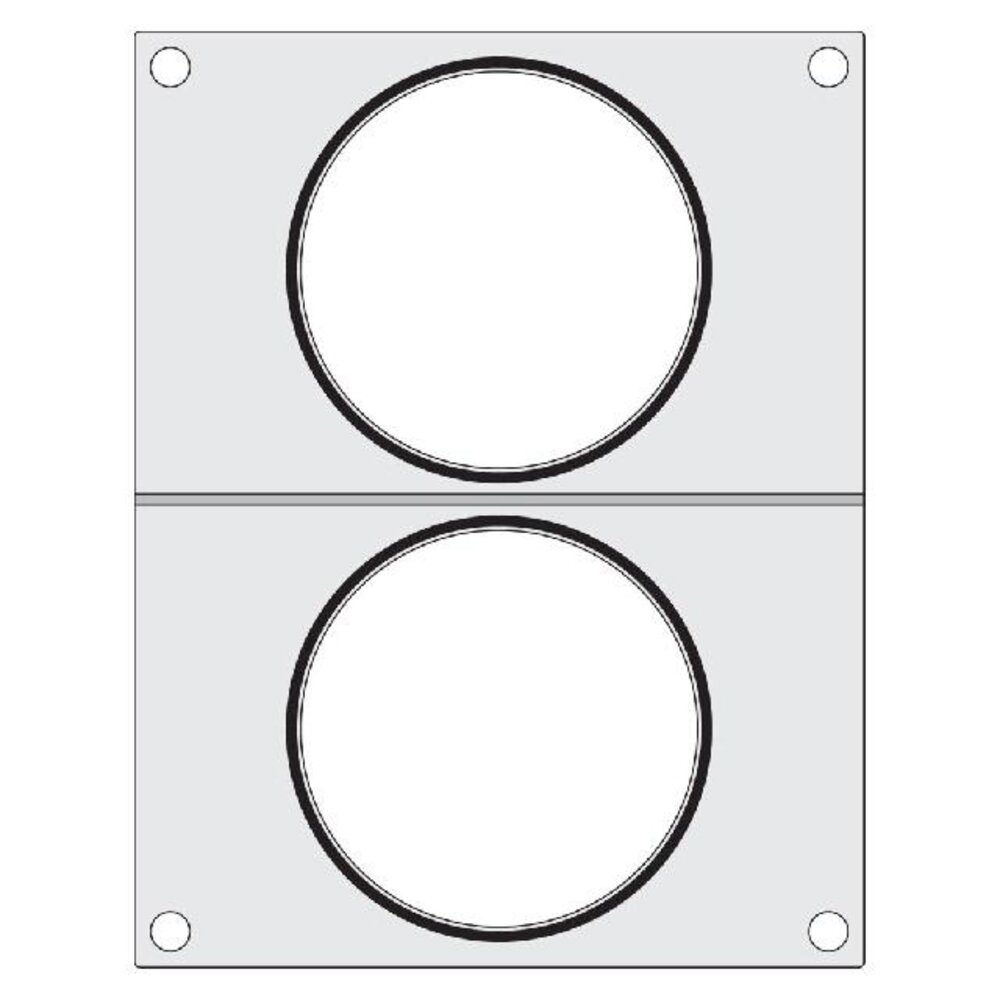 Hendi Traysealer matrix, , 2x soepcontainer ø115 mm | 805633