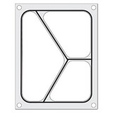 Hendi Traysealer matrix, , driedelige container 227x178 mm Hendi Traysealer matrix, , driedelige container 227x178 mm