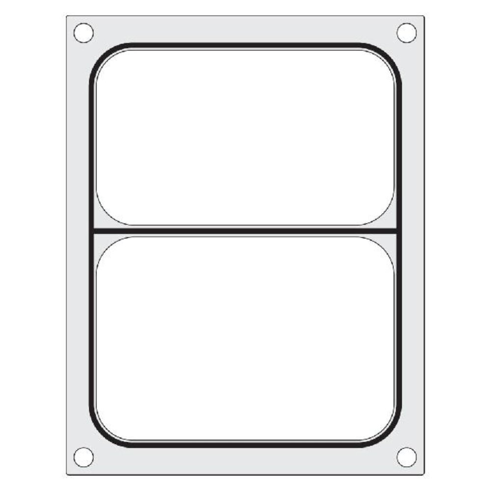 Hendi Traysealer matrix, , twee-delige container 227x178 mm | 805596