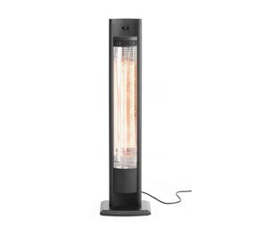 Hendi Infrarood terrasverwarmer tornado, , zwart, 220-240v 2000w, 130x90x(h)900mm Hendi Infrarood terrasverwarmer tornado, , zwart, 220-240v 2000w, 130x90x(h)900mm