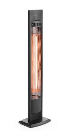 Hendi Infrarood terrasverwarmer tornado, , zwart, 220-240v 2000w, 130x90x(h)900mm | 272435 Hendi Infrarood terrasverwarmer tornado, , zwart, 220-240v 2000w, 130x90x(h)900mm | 272435
