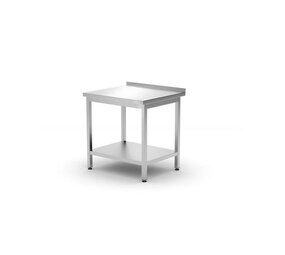 Hendi Muur werktafel met schap – geschroefd, diepte: 700 mm., , kitchen line, 800x700x(h)850mm Hendi Muur werktafel met schap – geschroefd, diepte: 700 mm., , kitchen line, 800x700x(h)850mm