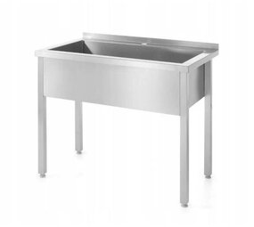 Hendi Enkele spoeltafel – gelast, diepte: 700 mm, wasbak: 300 mm., , profi line, 800x700x(h)850mm Hendi Enkele spoeltafel – gelast, diepte: 700 mm, wasbak: 300 mm., , profi line, 800x700x(h)850mm