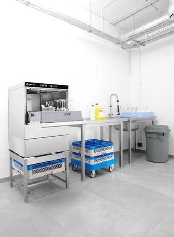 Hendi Vaatwasser 50x50 - elektronische bediening, , 400v 6600w, 570x600x(h)830mm | 231753 Hendi Vaatwasser 50x50 - elektronische bediening, , 400v 6600w, 570x600x(h)830mm | 231753