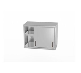 Hendi Hangkast met schuifdeuren - gelast, diepte: 400 mm, , profi line, 800x400x(h)600mm Hendi Hangkast met schuifdeuren - gelast, diepte: 400 mm, , profi line, 800x400x(h)600mm