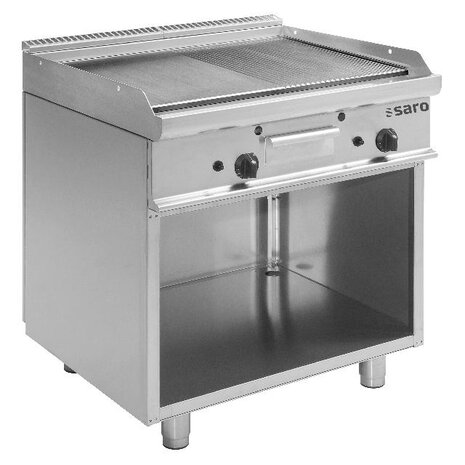 Saro Gasgrillplaat met open onderstel modell e7 ktg2bam | 423-1205