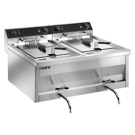 Saro Frituurpannen tafelmodel gastroline 12+12v | 172-4035