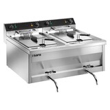 Saro Frituurpannen tafelmodel gastroline 9+9v Saro Frituurpannen tafelmodel gastroline 9+9v