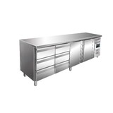 Saro Koelwerkbank incl. ladenset met 2 x 3 lades model kylja 4150 tn Saro Koelwerkbank incl. ladenset met 2 x 3 lades model kylja 4150 tn