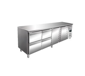 Saro Koelwerkbank incl. ladenset met 2 x 2 lades model kylja 4140 tn