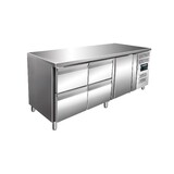 Saro Koelwerkbank incl. ladenset met 2 x 2 lades model kylja 3140 tn Saro Koelwerkbank incl. ladenset met 2 x 2 lades model kylja 3140 tn