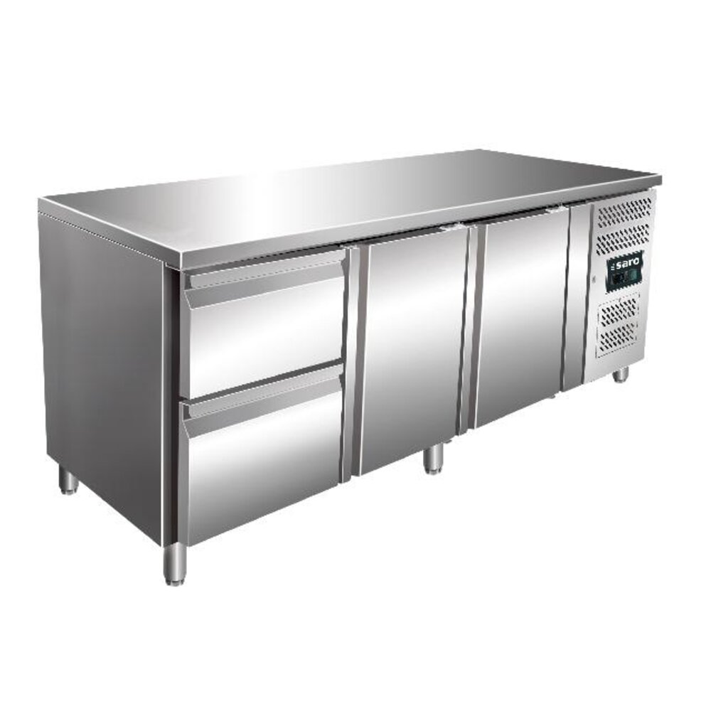 Saro Koelwerkbank incl. ladenset met 2 lades model kylja 3110 tn | 323-10716