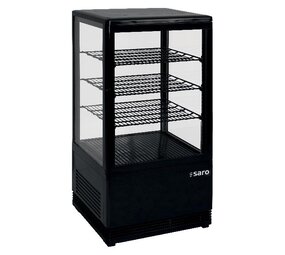 Saro Mini-koelvitrine 70 liter model sc 70 zwart Saro Mini-koelvitrine 70 liter model sc 70 zwart