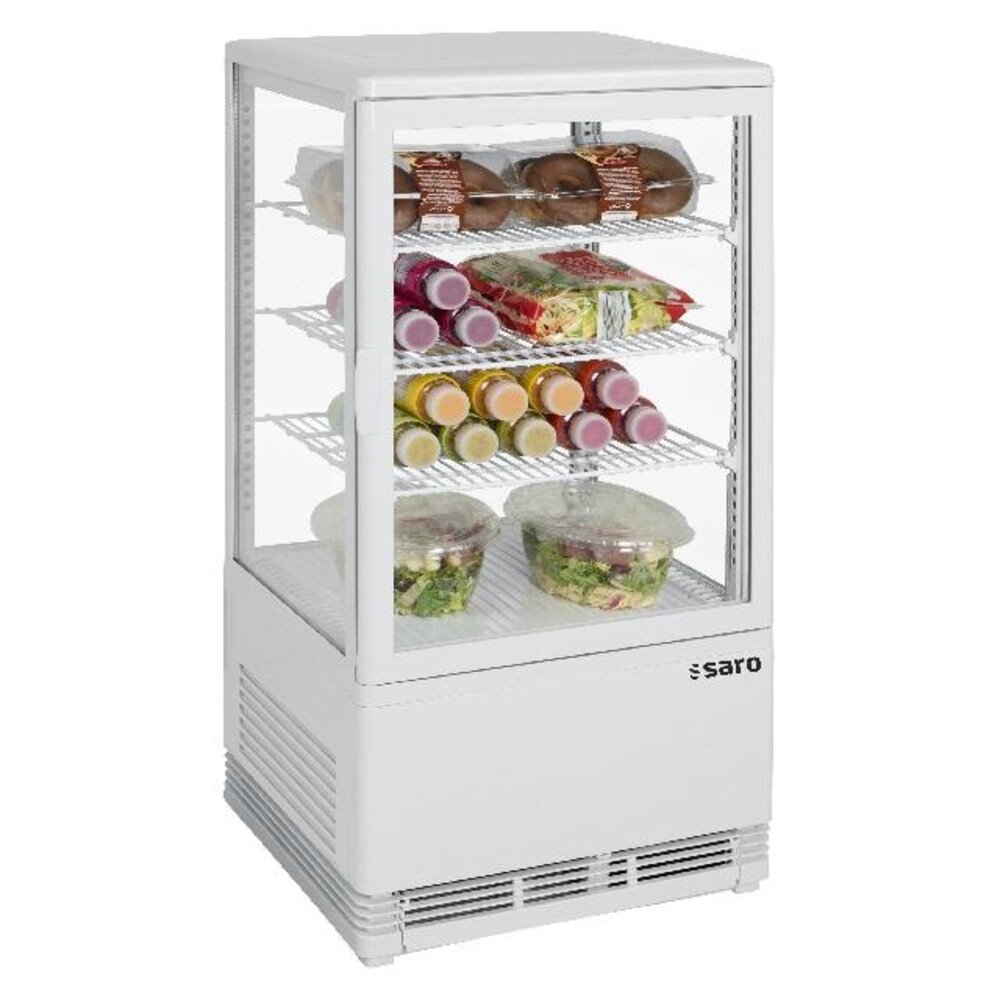 Saro Mini-koelvitrine 70 liter model sc 70 wit | 330-10001 Saro Mini-koelvitrine 70 liter model sc 70 wit | 330-10001