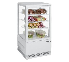 Saro Mini-koelvitrine 70 liter model sc 70 wit Saro Mini-koelvitrine 70 liter model sc 70 wit