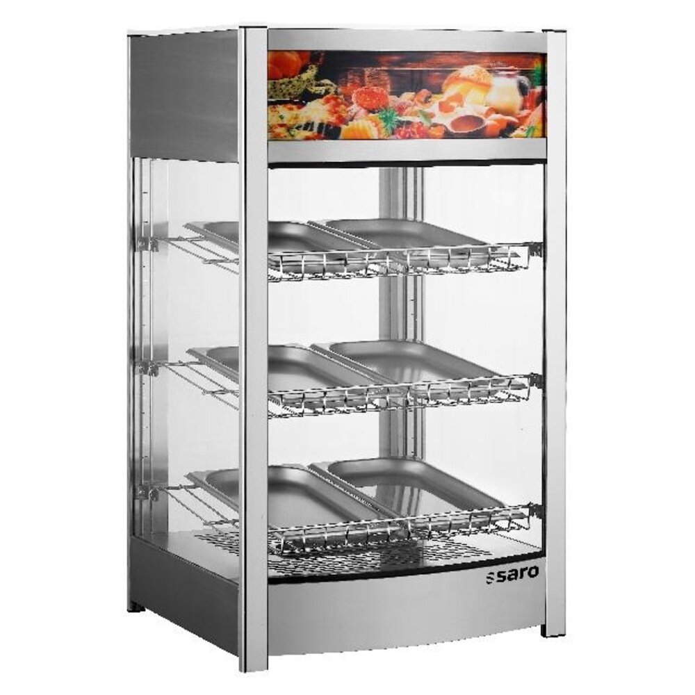 Saro Warmhoudvitrine model finn | 330-1090 Saro Warmhoudvitrine model finn | 330-1090