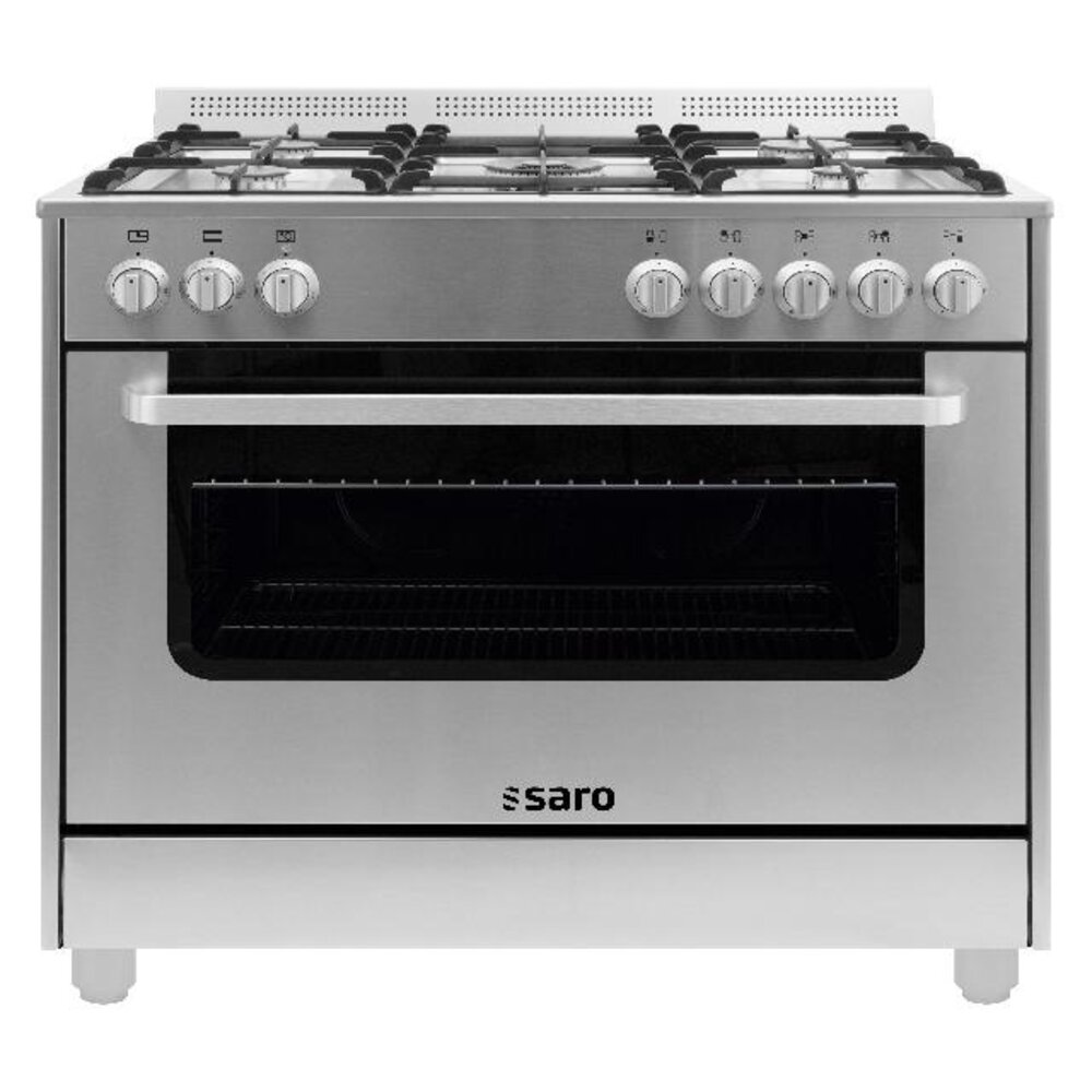 Saro Multifunctioneel  gasfornuis met electrische oven model ts95c61lx | 331-1160 Saro Multifunctioneel  gasfornuis met electrische oven model ts95c61lx | 331-1160