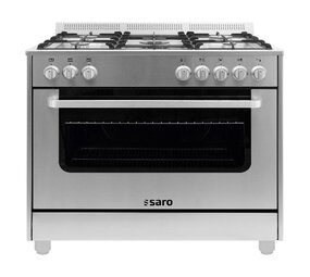 Saro Multifunctioneel  gasfornuis met electrische oven model ts95c61lx Saro Multifunctioneel  gasfornuis met electrische oven model ts95c61lx