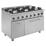 Saro Gasfornuis met electrische oven model e7 kupg6le