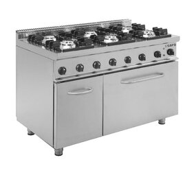 Saro Gasfornuis met electrische oven model e7 kupg6le Saro Gasfornuis met electrische oven model e7 kupg6le