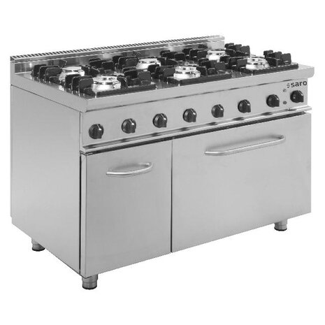 Saro Gasfornuis met electrische oven model e7 kupg6le | 423-1045