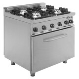 Saro Gasfornuis met electrische oven model e7 kupg4le