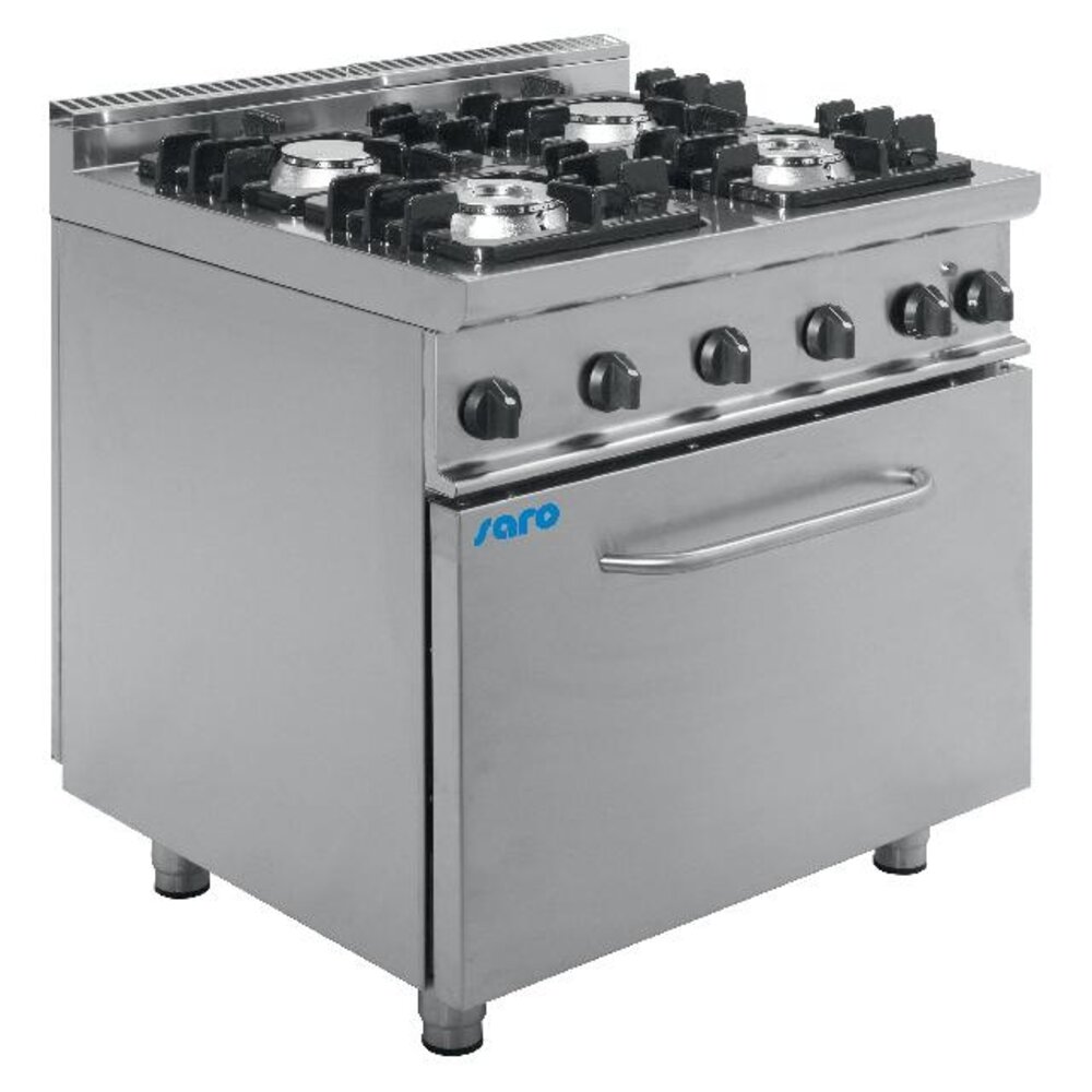 Saro Gasfornuis met electrische oven model e7 kupg4le | 423-1035