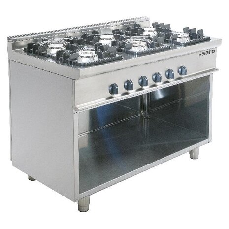 Saro Gasfornuis met open onderstel model e7 kupg6ba | 423-1025