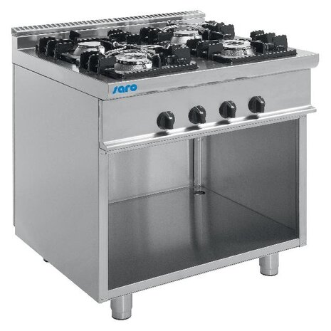 Saro Gasfornuis met open onderstel model e7 kupg4ba | 423-1020 Saro Gasfornuis met open onderstel model e7 kupg4ba | 423-1020