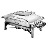 Saro Inductie chafing dish met zelfsluiting deksel, 1 1 gn model rainer Saro Inductie chafing dish met zelfsluiting deksel, 1 1 gn model rainer