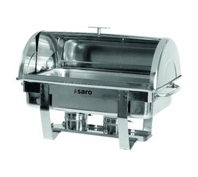 Saro Chafing schotel met roll-top cover 1 1 gn model dennis Saro Chafing schotel met roll-top cover 1 1 gn model dennis