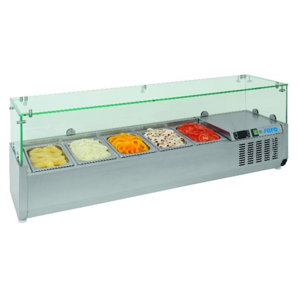 Saro Opzet koelvitrine - 1 3 gn model vrx 2000  380 | 323-1045