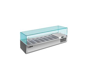 Saro Opzet koelvitrine - 1 3 gn model vrx 1800 380 Saro Opzet koelvitrine - 1 3 gn model vrx 1800 380