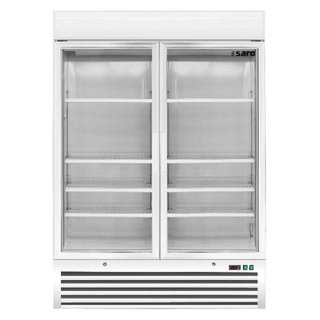 Saro Vrieskast met ventilator koeling 2 glasdeuren model d 920 | 323-4160 Saro Vrieskast met ventilator koeling 2 glasdeuren model d 920 | 323-4160