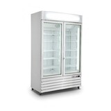 Saro Vrieskast met ventilator koeling 2 glasdeuren model d 800 Saro Vrieskast met ventilator koeling 2 glasdeuren model d 800