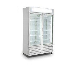Saro Vrieskast met ventilator koeling 2 glasdeuren model d 800 Saro Vrieskast met ventilator koeling 2 glasdeuren model d 800
