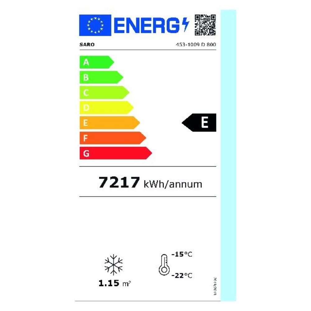 Saro Vrieskast met ventilator koeling 2 glasdeuren model d 800 | 453-1009 Saro Vrieskast met ventilator koeling 2 glasdeuren model d 800 | 453-1009