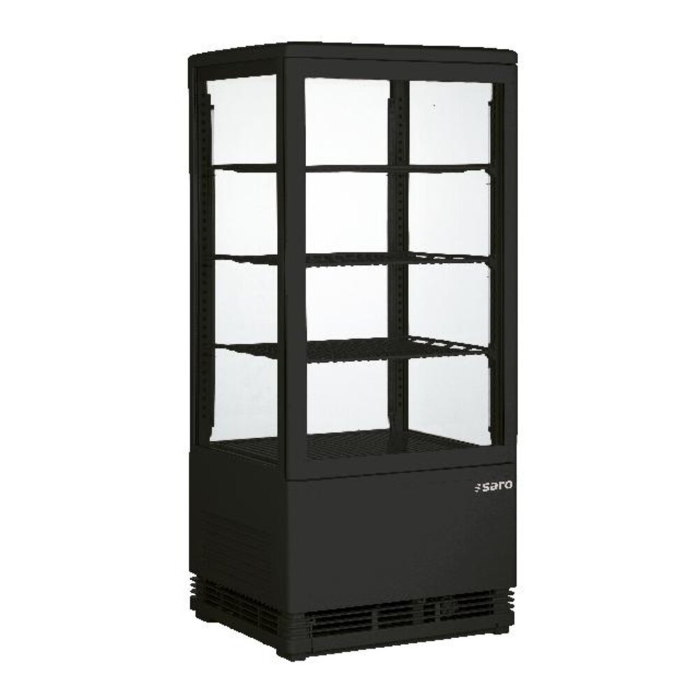 Saro Mini-koelvitrine model sc 80 zwart | 330-1009 Saro Mini-koelvitrine model sc 80 zwart | 330-1009