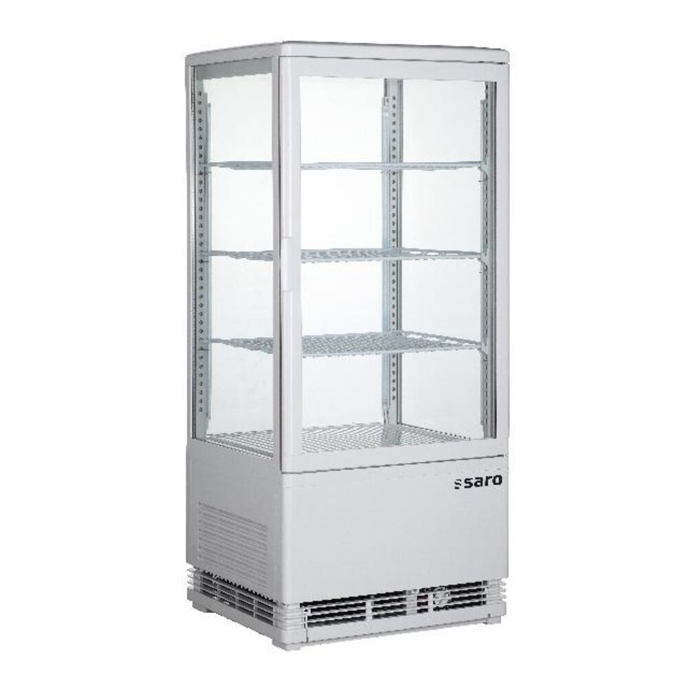Saro Mini-koelvitrine model sc 80 wit | 330-1007 Saro Mini-koelvitrine model sc 80 wit | 330-1007