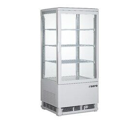 Saro Mini-koelvitrine model sc 80 wit Saro Mini-koelvitrine model sc 80 wit