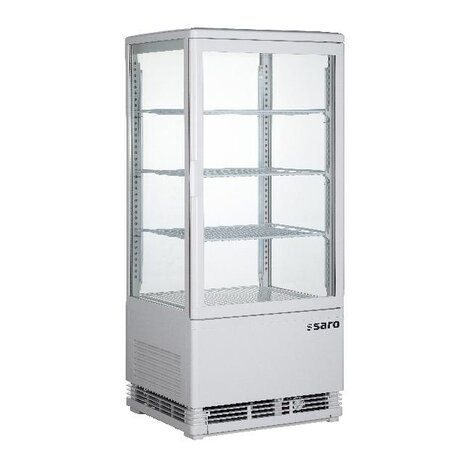 Saro Mini-koelvitrine model sc 80 wit | 330-1007 Saro Mini-koelvitrine model sc 80 wit | 330-1007