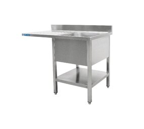 Saro Spoeltafel voor vaatwasser met 1 bak, rechts-600 mm diepte,1400mm Saro Spoeltafel voor vaatwasser met 1 bak, rechts-600 mm diepte,1400mm